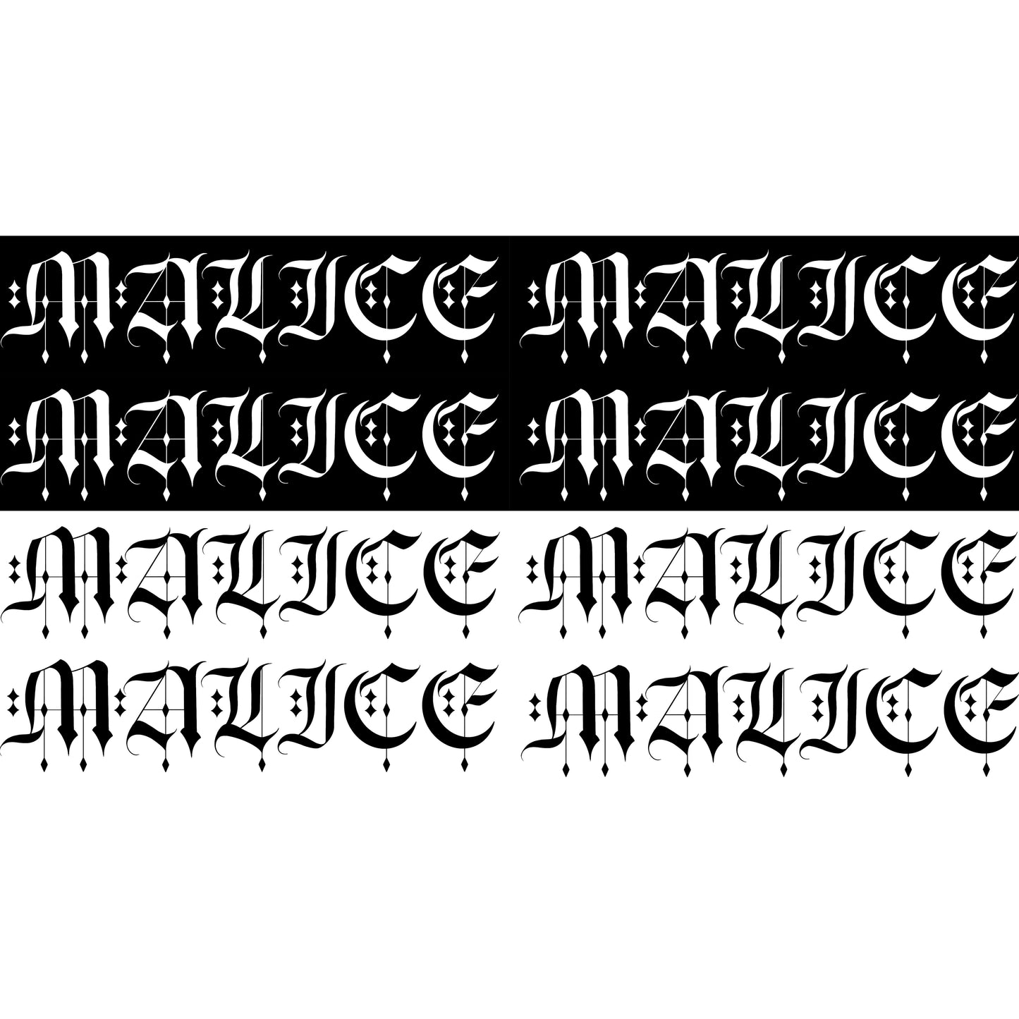 8 Piece sticker pack