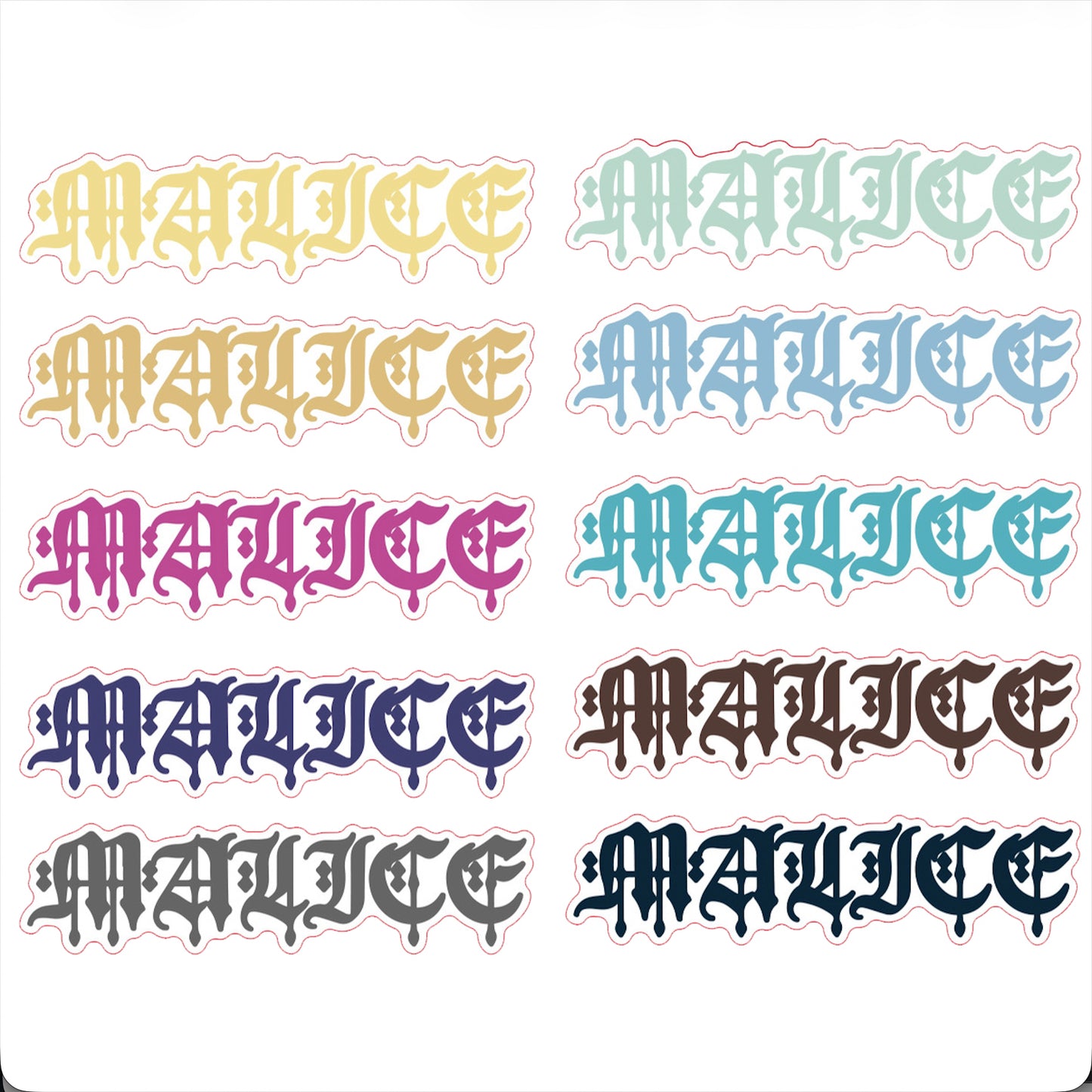 Thicc logo 10 pack